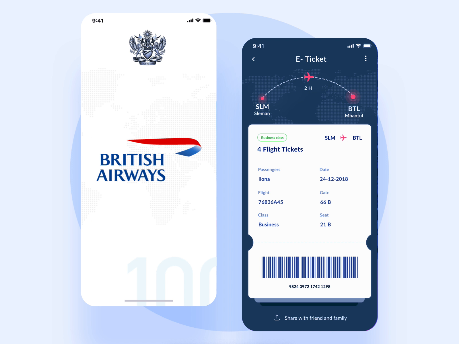 British Airways Ticket Price Designs, Themes, Templates And ...