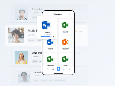 File manager for HR department