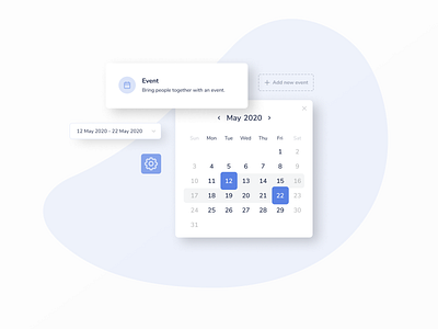 Calendar assets app calendar calendar design calendar ui clean design interface minimal product promo promo code ui ux web
