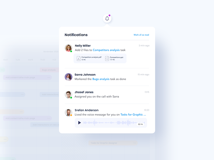 Notification by Sergushkin.com for Sergushkin.com on Dribbble