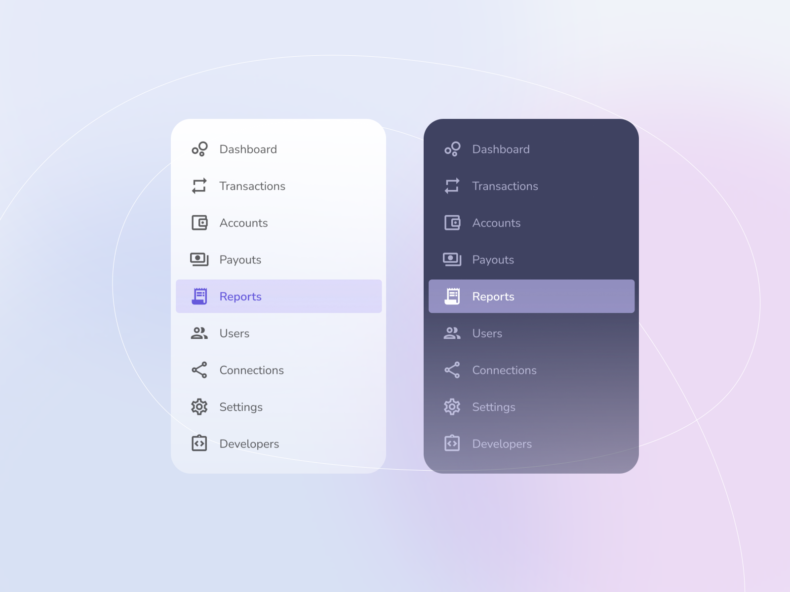 Side menu by Sergushkin.com for Sergushkin.com on Dribbble