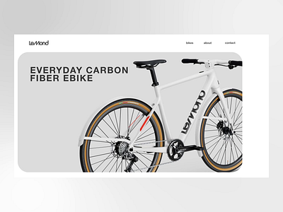 ⚡️🚲 ebike animation clean design ebike minimal muzli product ui ux web