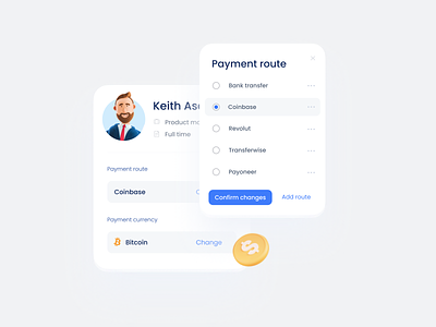 Payment route