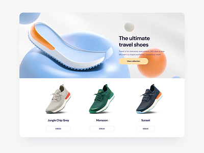The ultimate travel shoes adventures branding capabilities costumer environment experiences future jump kickstarter landing logo outdoors plastic product recycled service shoes sneakers travel travelers