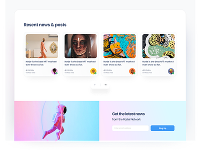 Resent news & posts cards desktop form forms interface new news post product resent ui uiux ux web