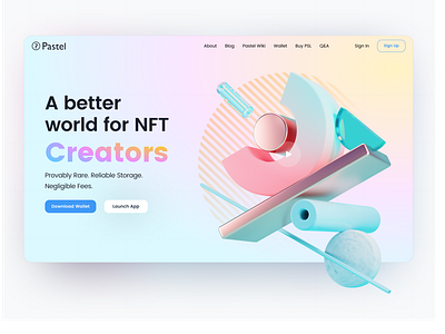 NFT Home page