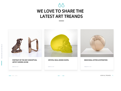 Latest Art Treands art clean germany homepage minimal museum muzli share stories trends ui ux webdesign