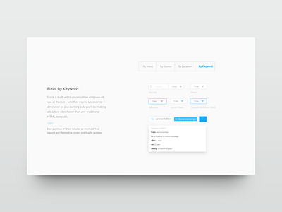 Filter by Keyword clean filter filters freelance keyword location source ui ux value web web platform