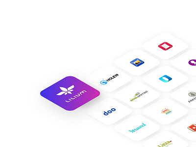 Startups business gradient icon idea investor isometrica logo muzli presentation startup startups ui white