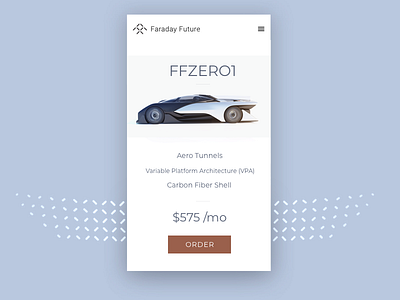 FF ZERO 1 aero app car concept electric faraday future intuitive muzli power ui ux zero