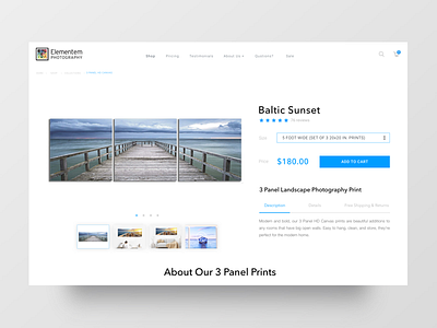 Product Page art device equipment fittings muzli photos power shop sunset toolkits tools ui ux