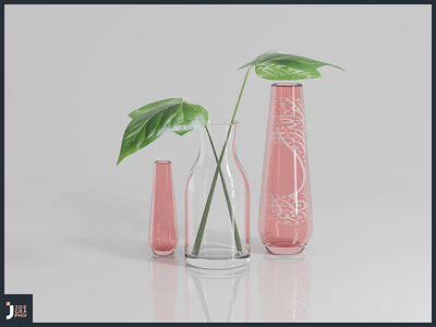 3D Plant vase & Decoration vase