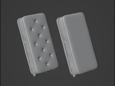 Ice Cream Sandwiches Solid 3d 3dmodeling blender