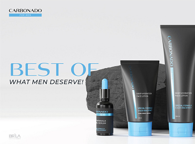 CARBONADO FOR MEN 3D Packaging & Label Design. 3d 3dblender 3dmodeling blender cosmetics design logo packaging