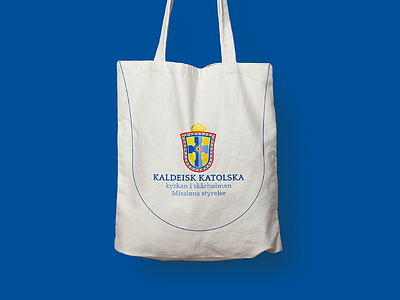 My First Dribbble Shot, The Chaldean Catholic Church branding church guideline logo stockholm sweden