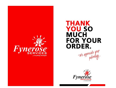 Branding for Fynerose Services branding design graphic design packaging