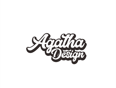 agatha design app awesome branding design icon letter logo monogram tattoo vector