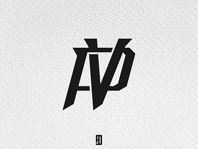 monogram VP app awesome basketball branding clothing design icon letter lettering logo logos monogram vintage nba nyc sport tattoo usa vintage