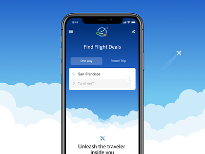 Flight First Screen app booking flight flight app