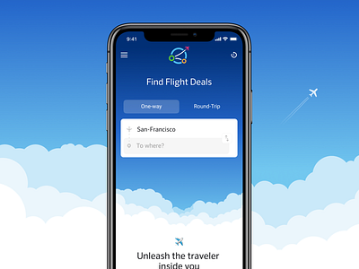 Flight First Screen app booking flight flight app