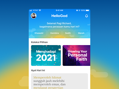 HelloGod App UI/UX Design apps design mobile app ui ux