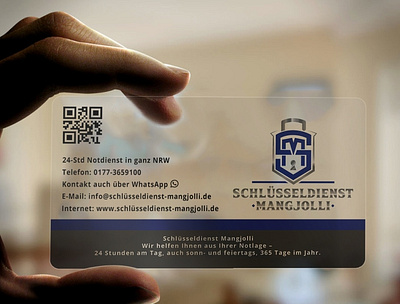 Transparent Plastic Business Card brand identity branding business card design graphic design plastic business card transparent business card