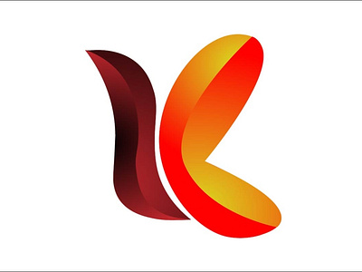 modern letter k logo