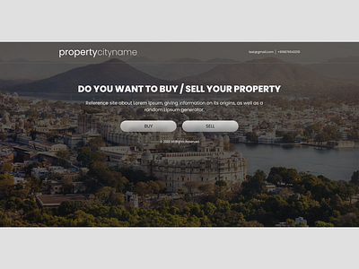 Property website design design landing page ui userinterface userinterfacedesign ux web web design websitedesign