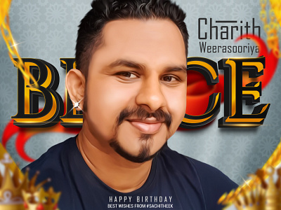 Happy Birthday Charith Weerasooriya Owner Blace Creative branding design graphic design sachitheek