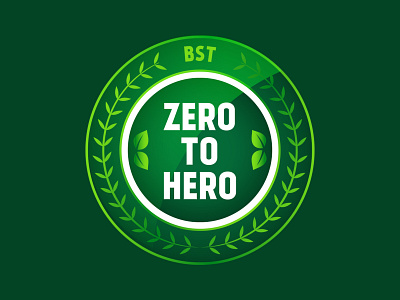 Logo design Zero to Hero BST Daminda Siriwardane GRAFICREATION branding design graphic design sachitheek typography
