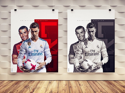 Cristiano Ronaldo | Sports Poster branding design graphic design sachitheek typography