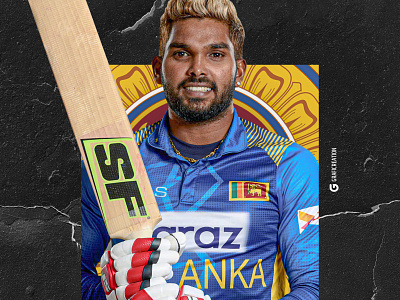 Wanindu Hasaranga De Silva | Sports Poster 4 branding design graphic design illustration sachitheek typography