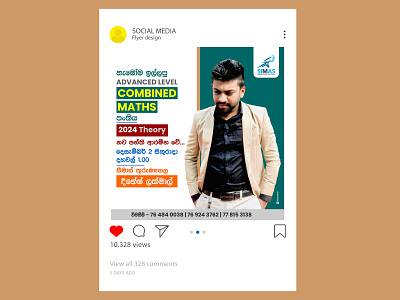 Social media Flyer design branding design graphic design sachitheek typography