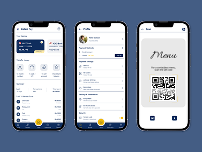 Online payment : mobile app design