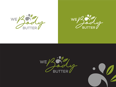 We Body Butter app branding design graphic design logo typography vector