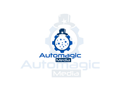 Automagic Media app branding design graphic design logo typography vector