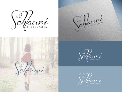 The SCHLAURI PHOTOGRAPHY STUDIO Logo branding graphic design logo logo designer minimalist modern typography vector