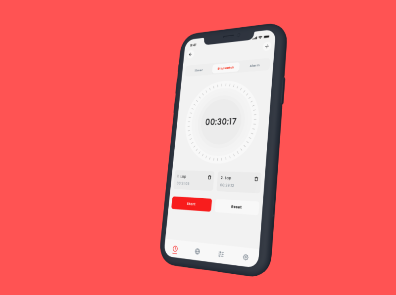 #Daily UI 014 countdown app by Einstein Nnamah on Dribbble