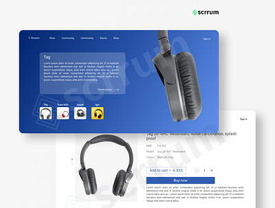 Single product page, portfolio app branding design graphic design logo minimal ui ux vector