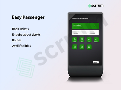 Self servicing ticket booking kiosk app branding design graphic design illustration logo minimal ui ux vector