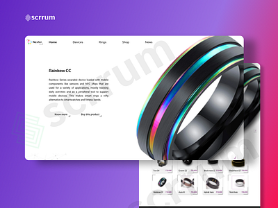 Smart Ring E-commerce website