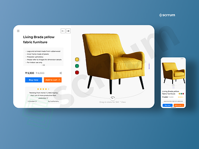 Furniture E-commerce animation app branding design graphic design illustration logo minimal ui ux vector
