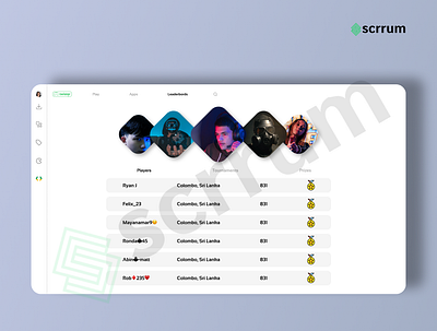 Game leaderboard 3d animation app branding design graphic design illustration logo minimal motion graphics ui ux vector