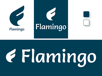 Flamingo Primary Logo Type 3d animation app branding design graphic design illustration logo minimal motion graphics ui ux vector