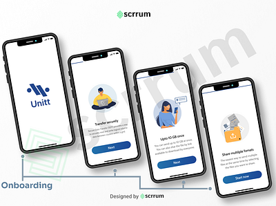 Unitt onboarding 3d animation app branding design graphic design illustration logo minimal motion graphics ui ux vector