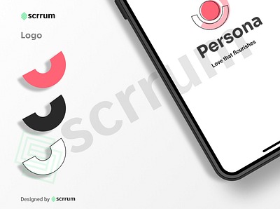 Persona Matrimony logo 3d animation app branding design graphic design illustration logo minimal motion graphics ui ux vector