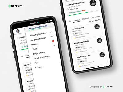 Mars.co project management dashboard