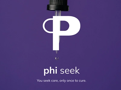 Phi seek logo 3d animation app branding design graphic design illustration logo minimal motion graphics ui ux vector