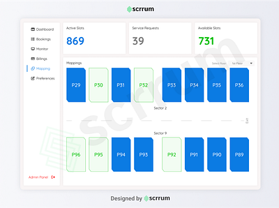 Car parking system - Mapping page 3d animation app branding design graphic design illustration logo minimal motion graphics ui ux vector