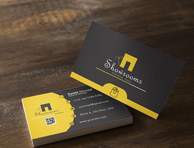 Clothing Showroom Business Card Design amazing business card branding business card business card stationery business card design clothing showroom corporate identity creative business card design graphic design luxury business card modern business card premium business card stunning business card unique business card visual identity